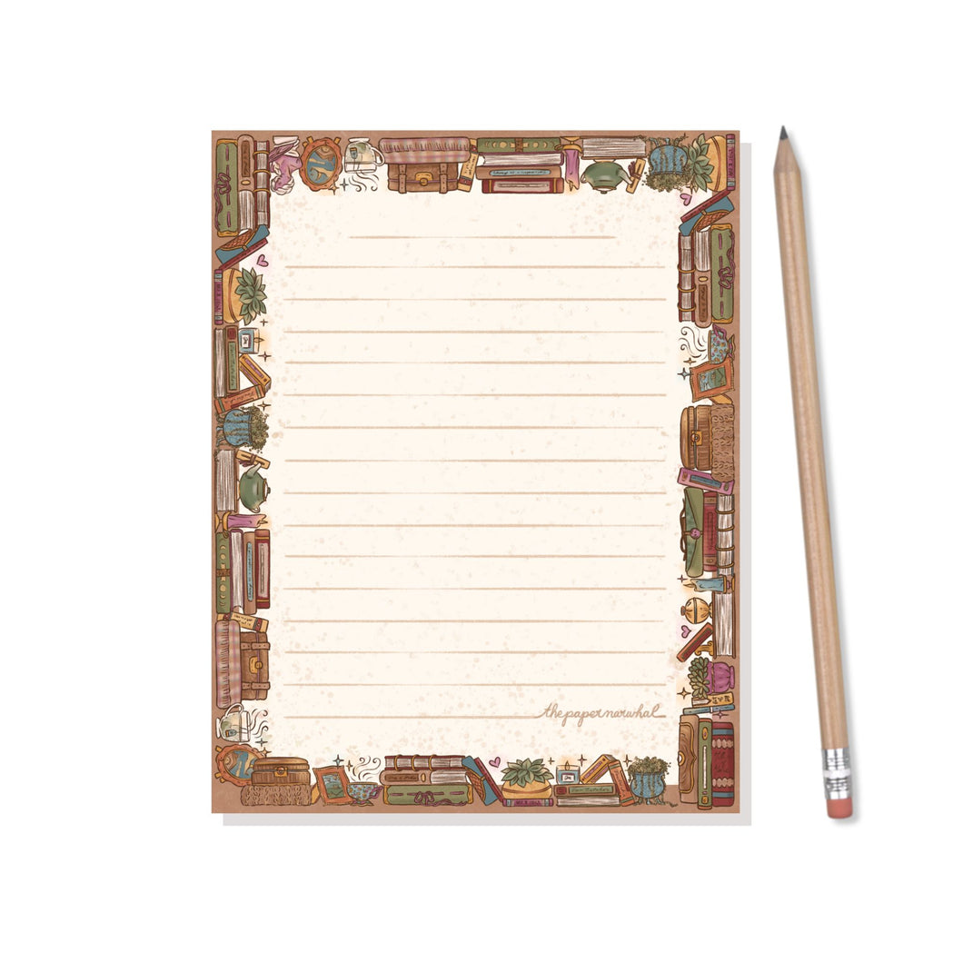 Cottage Library Note Pad