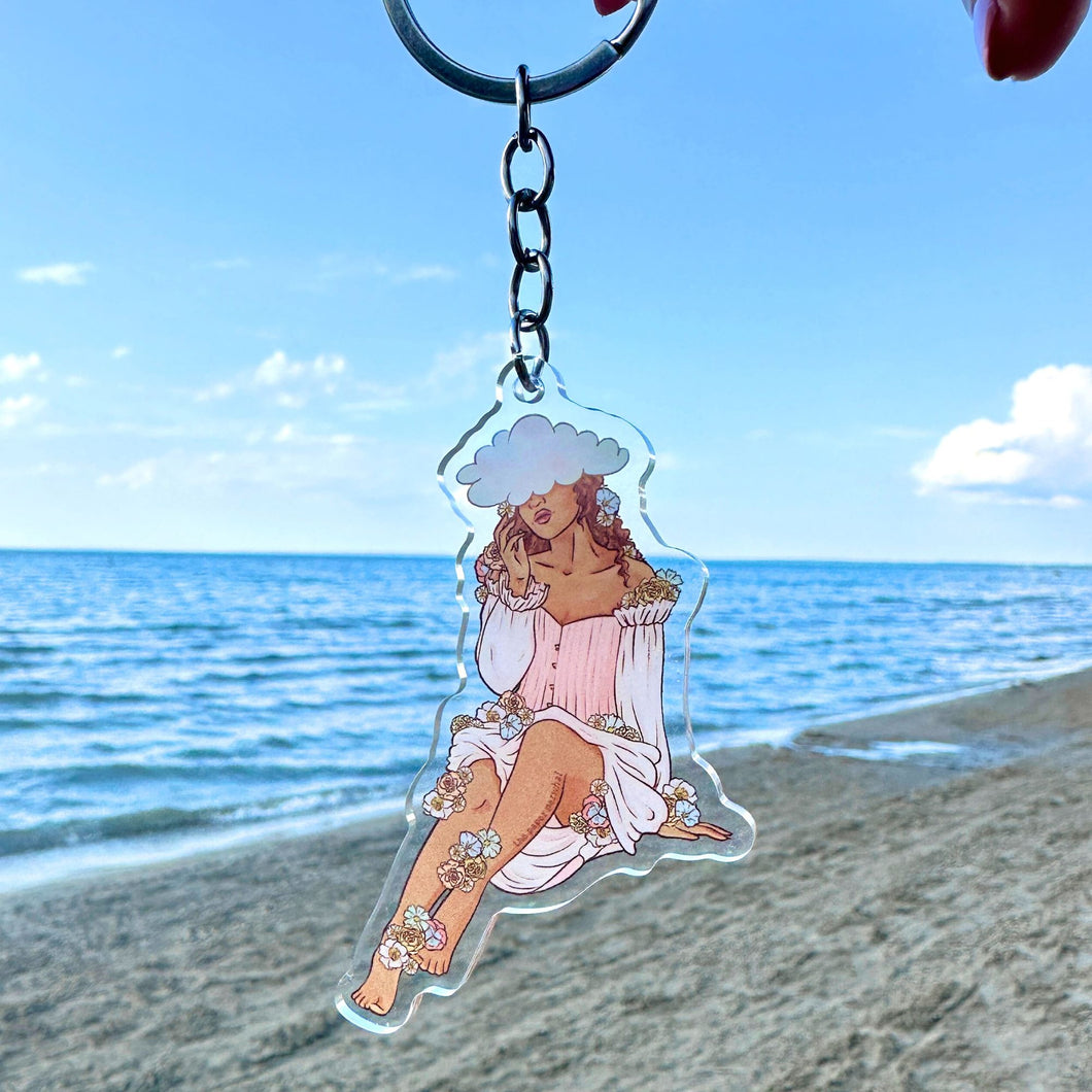 Spring Goddess Keychain